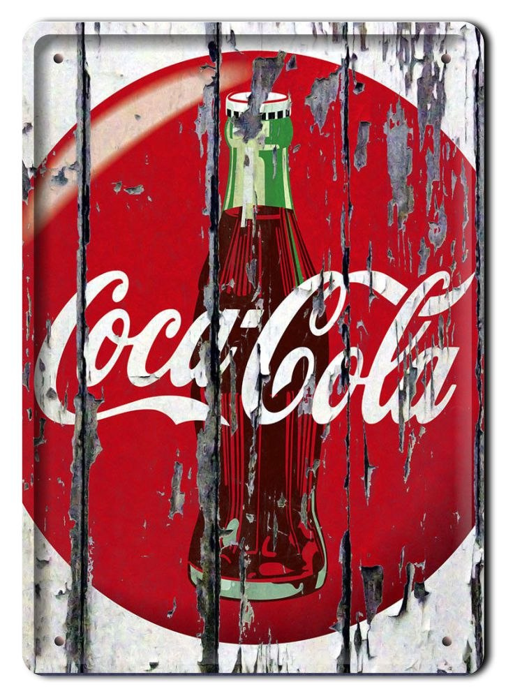 COCA COLA PLAKAT METALOWY SZYLD RETRO 07381 SzyldBaza Pl